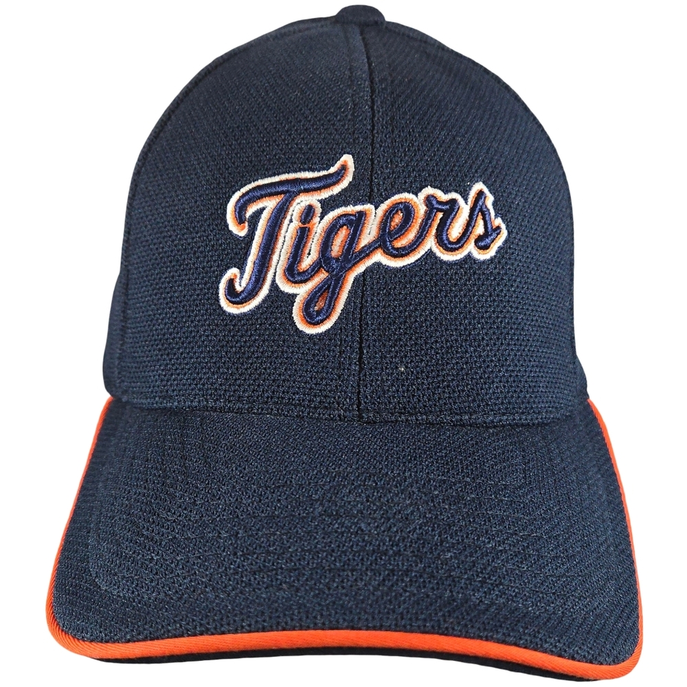 Nike Mens MLB Detroit Tigers Dark Blue and Orange Cap